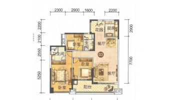 二力城户型图