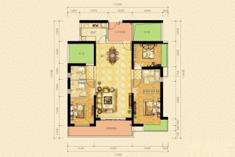 荣盛中央广场户型图