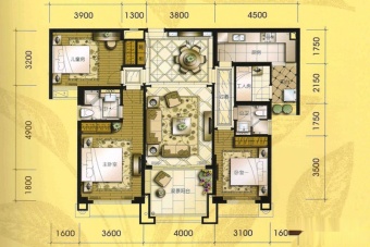 安康·金海湾户型图