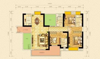 荣盛中央广场户型图