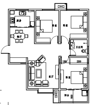 华府御园户型图