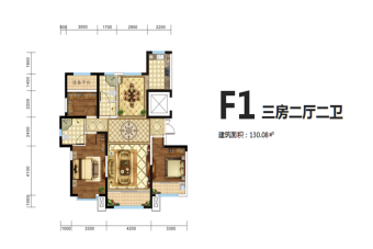 五河县公园悦府户型图图片