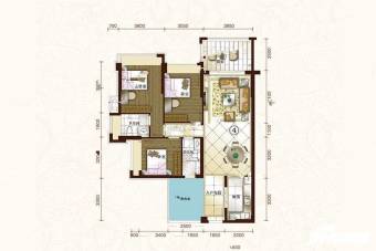 安康·金海湾二期户型图