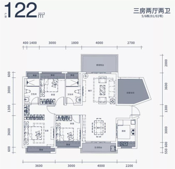 山湖海·奥园江山府户型图