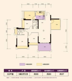 新澳城市花园二期户型图