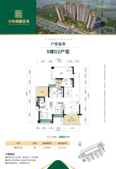 华和南国茗苑户型图