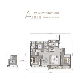 江畔云庐户型图图片