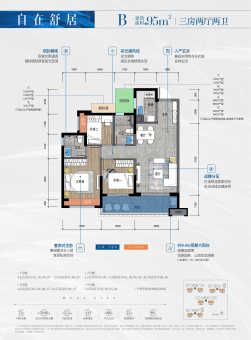 金地自在城户型图