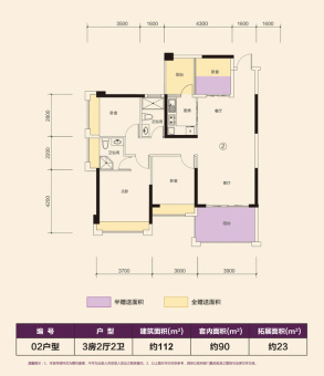 新澳城市花园二期户型图