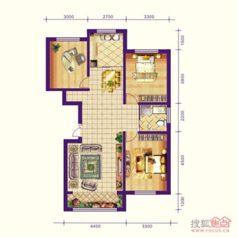 华源·圣地欣城户型图