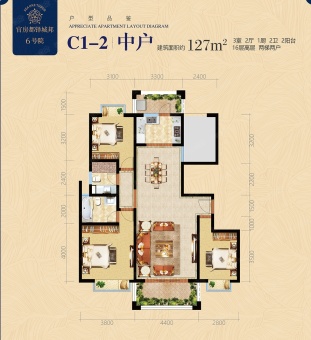 官房都铎城邦户型图