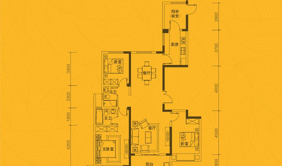 三门峡锦绣华庭户型图图片