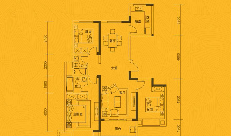 三门峡锦绣华庭户型图图片