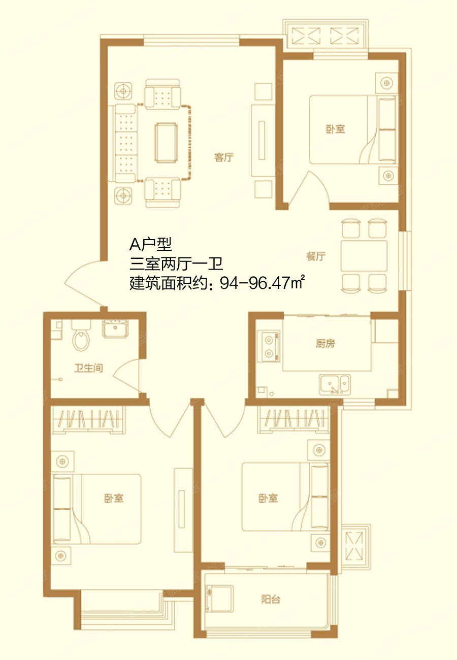 恒茂城公园首府户型图图片