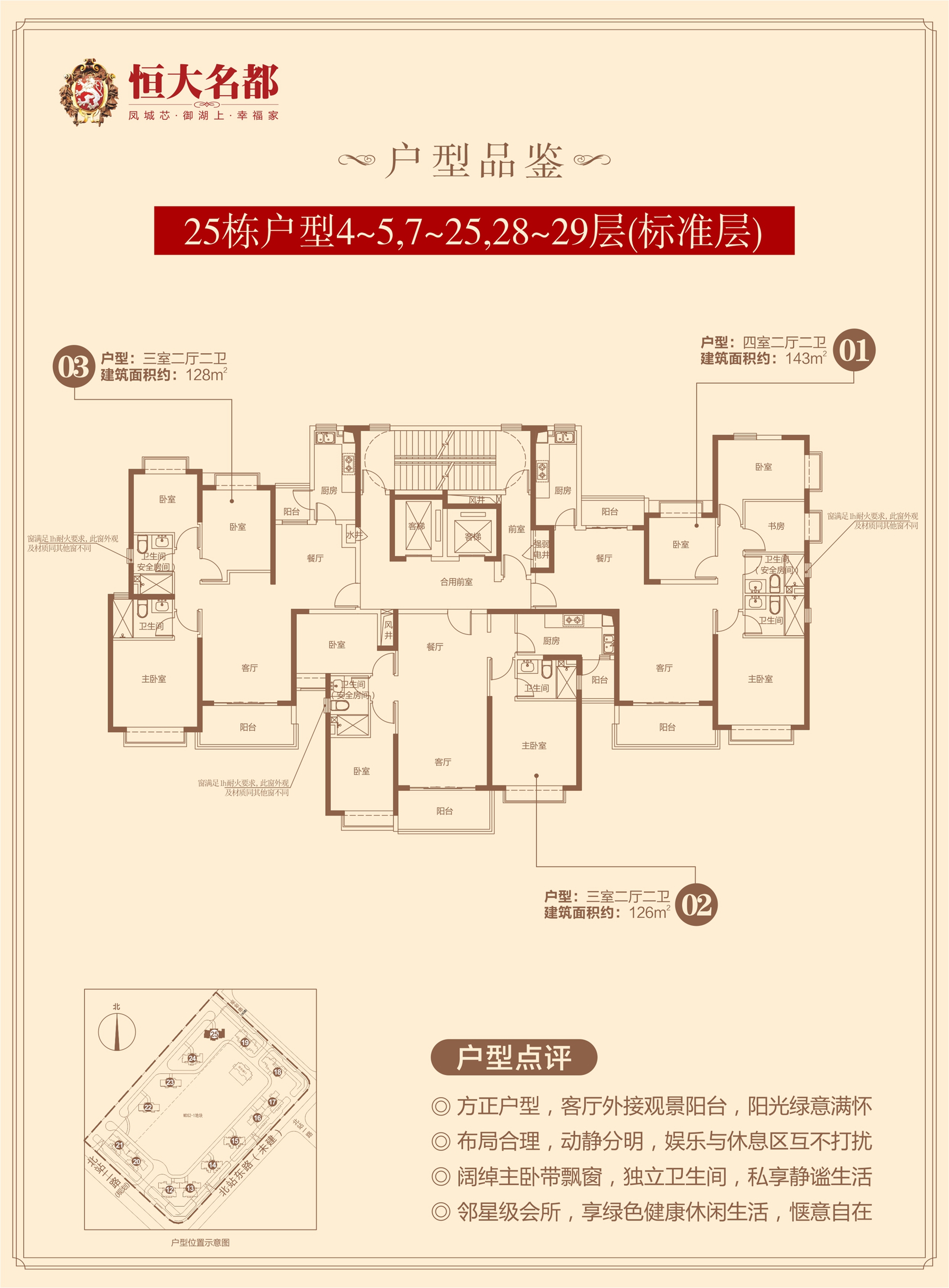 潮州恒大名都 户型图图片