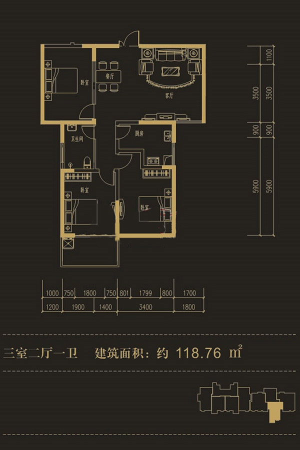 安阳东方明珠户型图图片