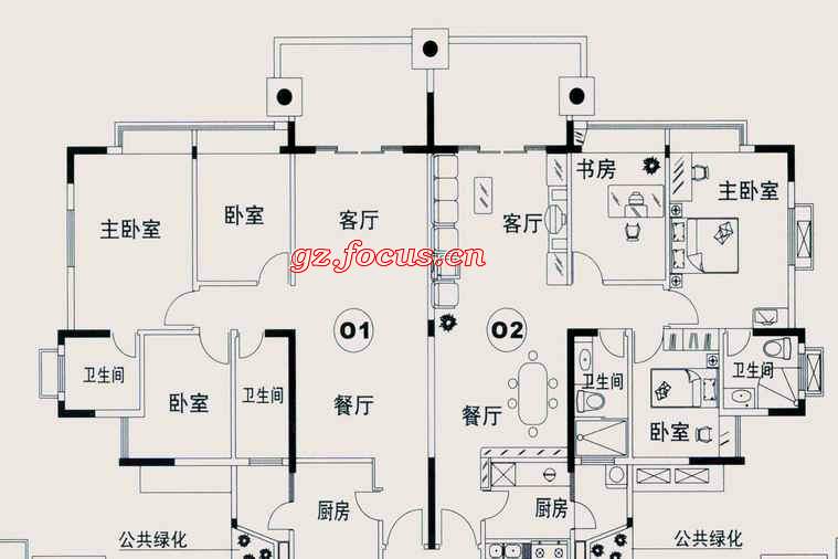 东海花园户型图图片