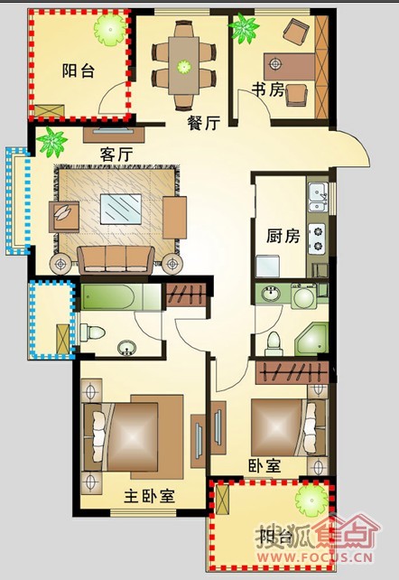 江南一品户型图图片