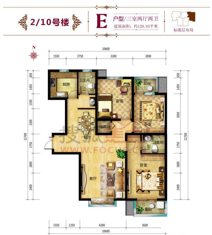 转 130873微信扫码,快速拨打查看更多68三居 (17)二居 (5)北郡户型