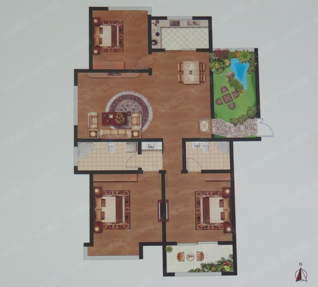 快速拨打查看更多68三居 (5)二居 (2)一居 (1)容大东海岸户型立即