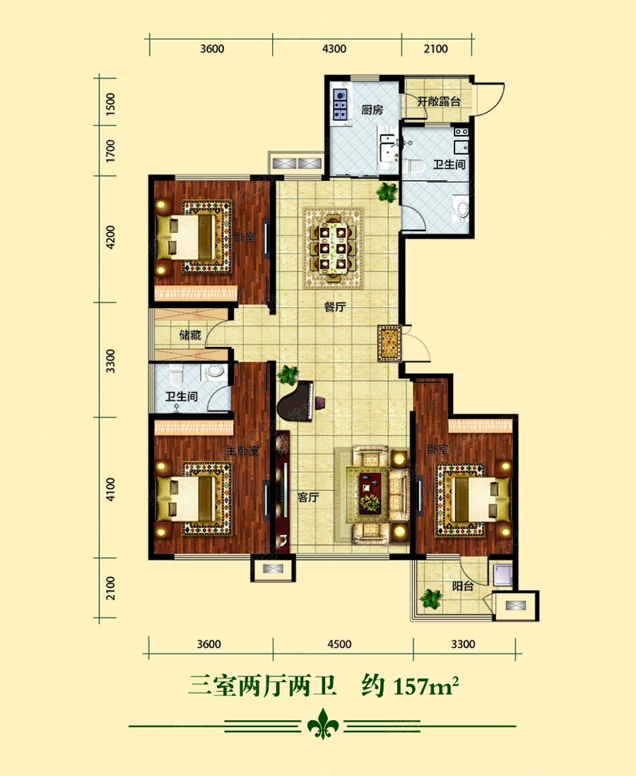 淄博齐润花园户型图图片