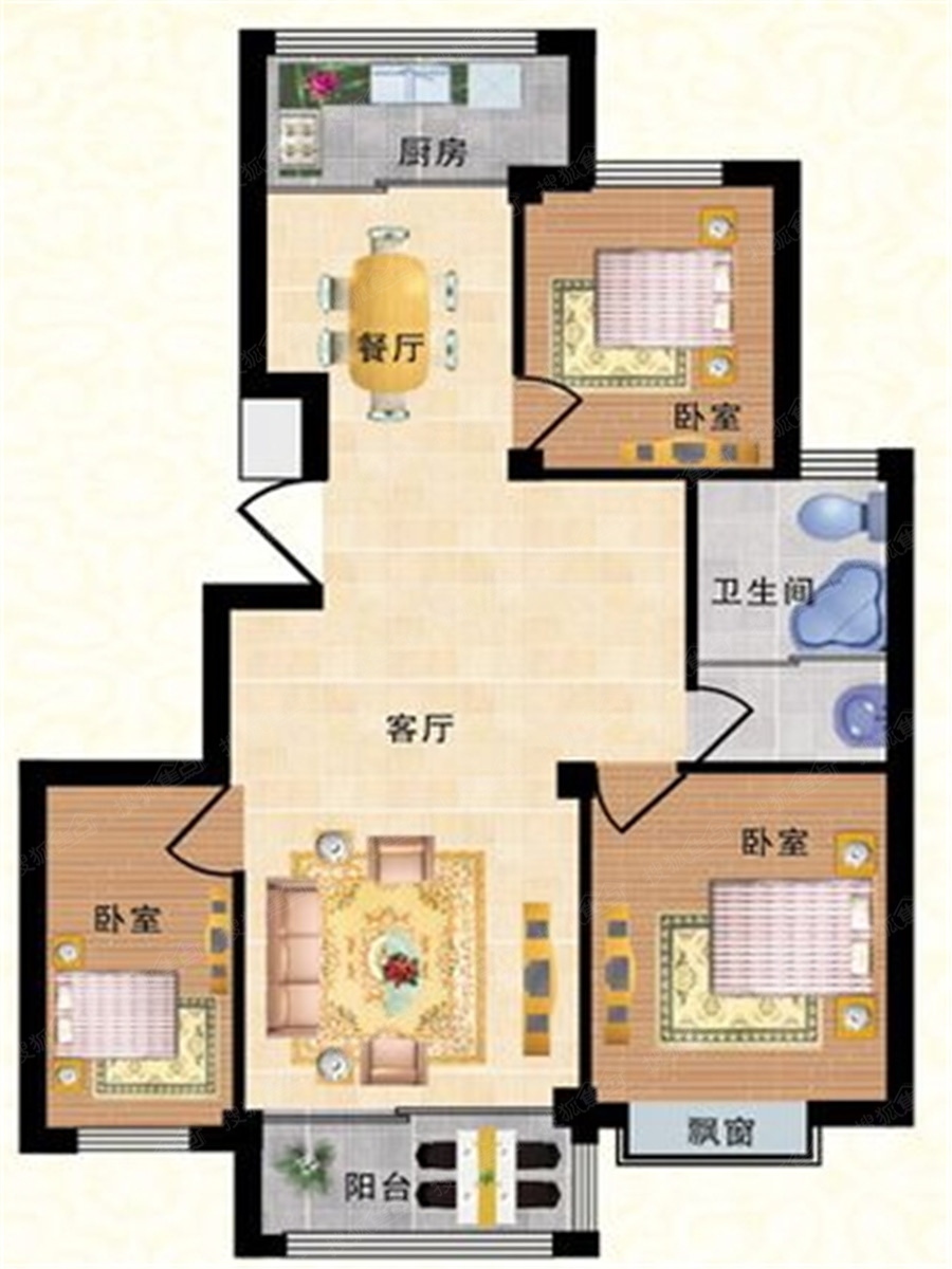 烟台峰山怡景户型图图片