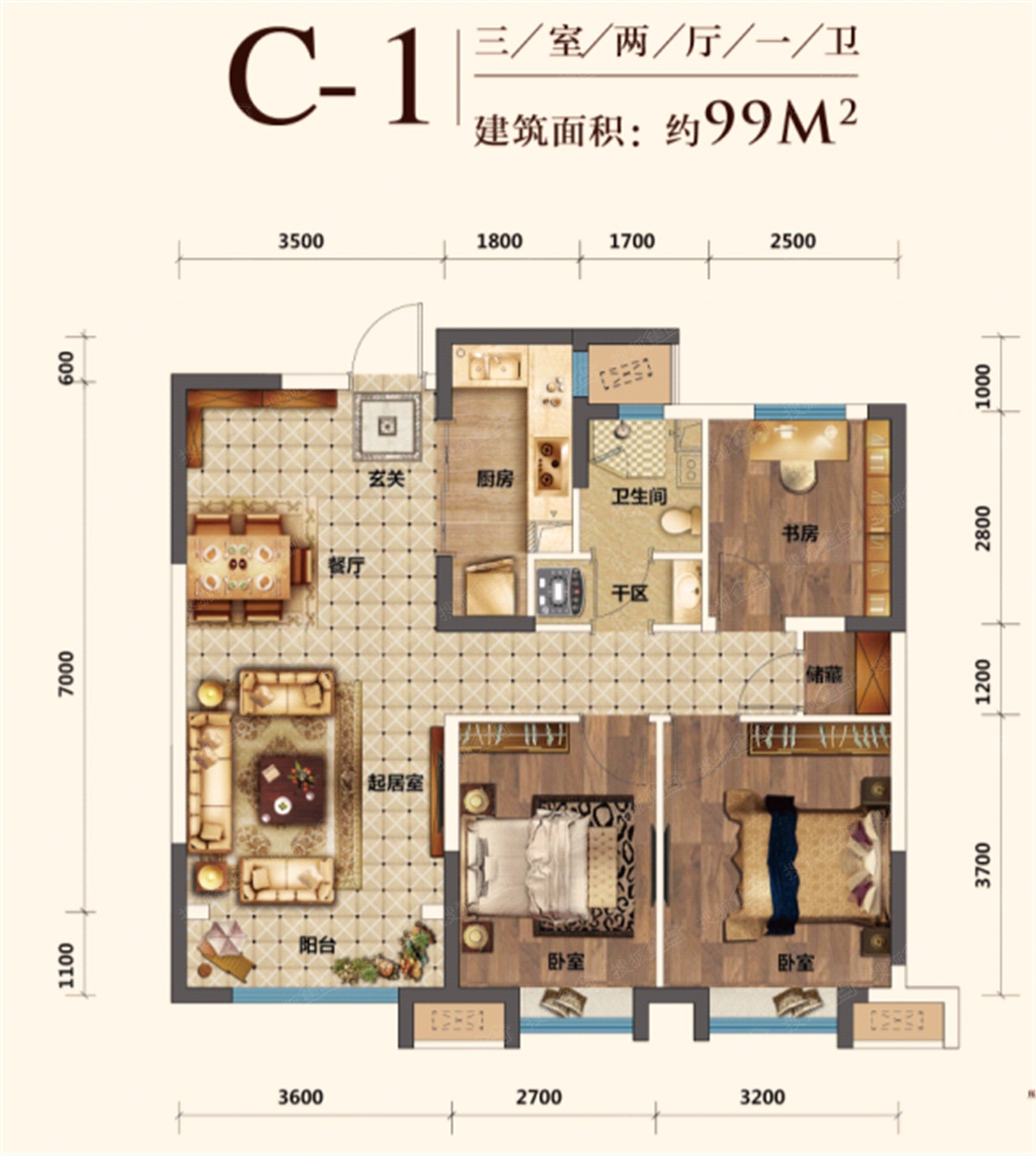 大连保利梧桐语户型图图片