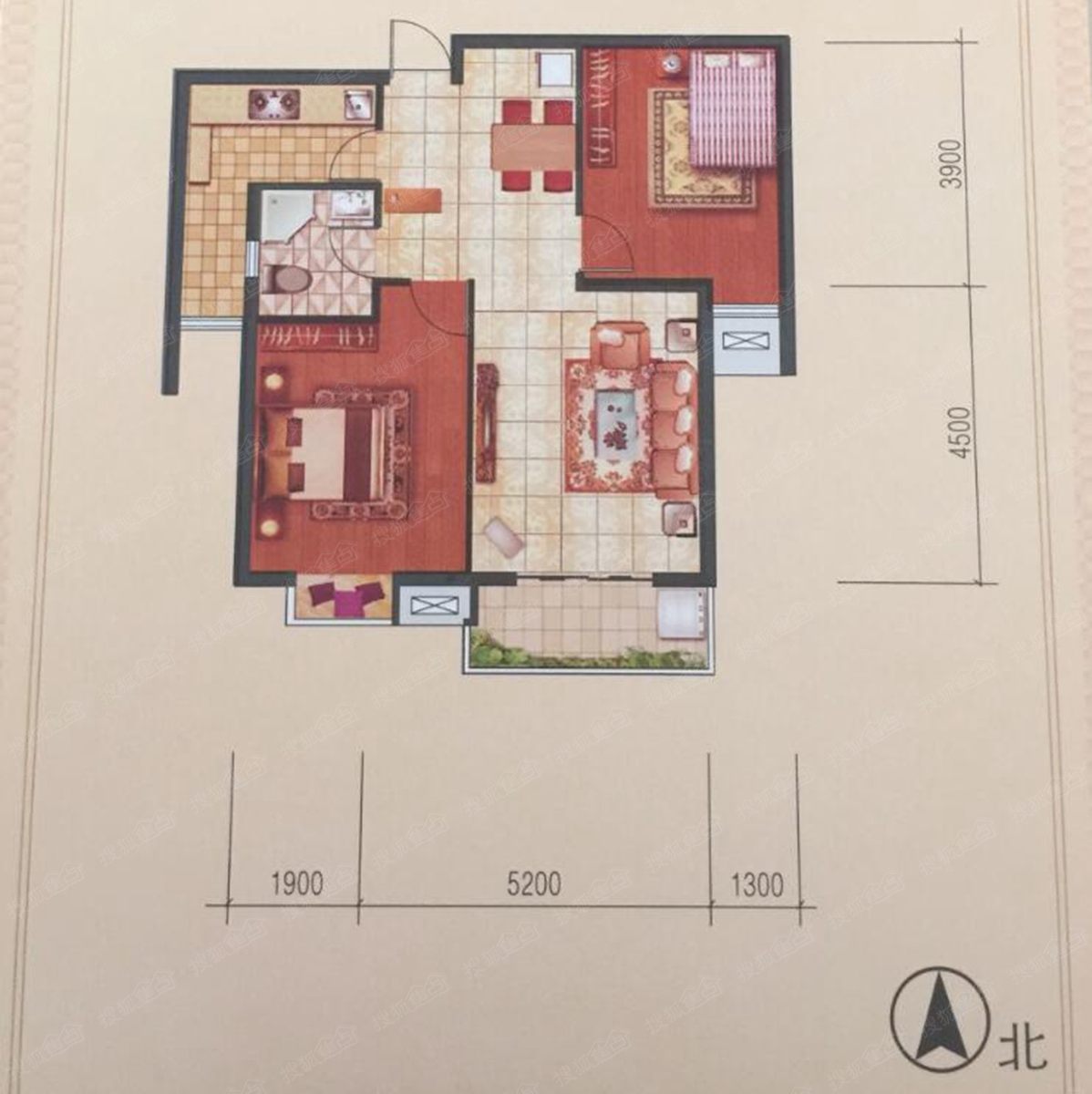 鸿基新城 户型图片