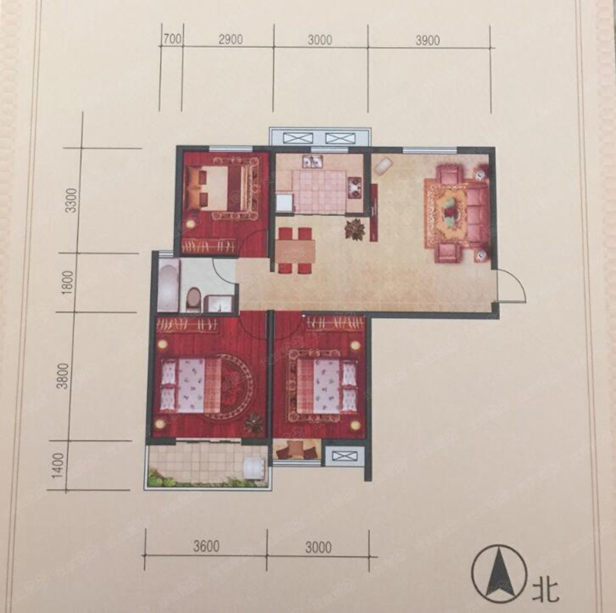 鸿基新城 户型图片