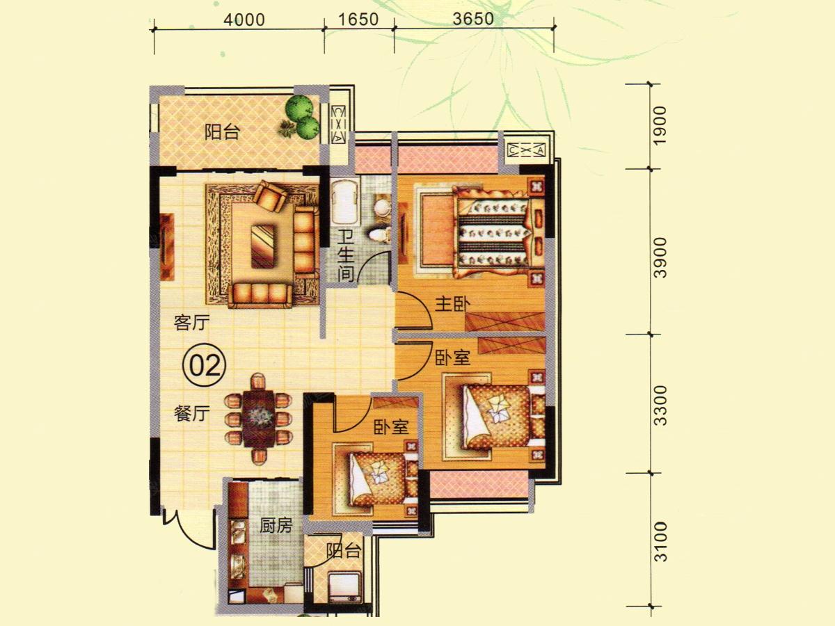 江门天鹅湾户型图图片