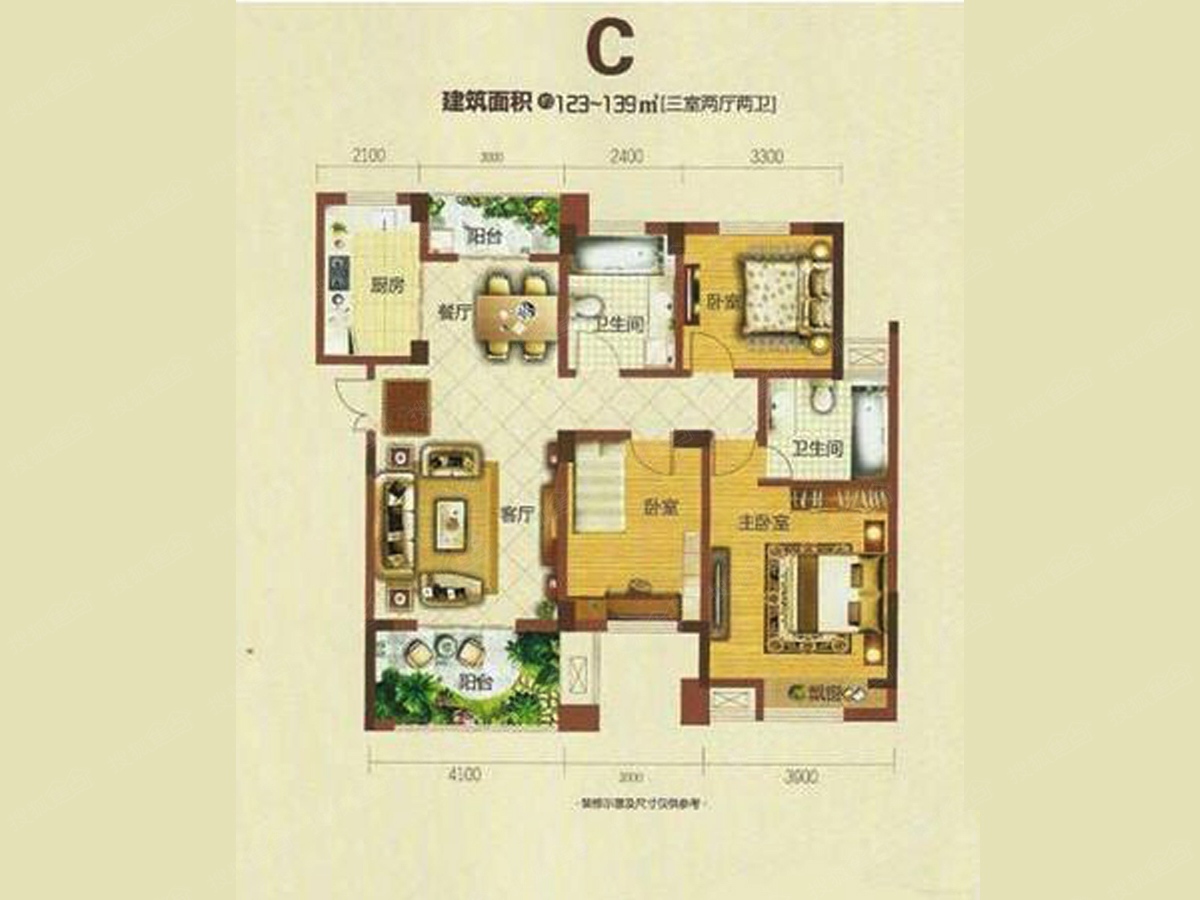 查看更多68三居 (1)春江花园户型立即获取抢先获取楼盘优惠活动信息