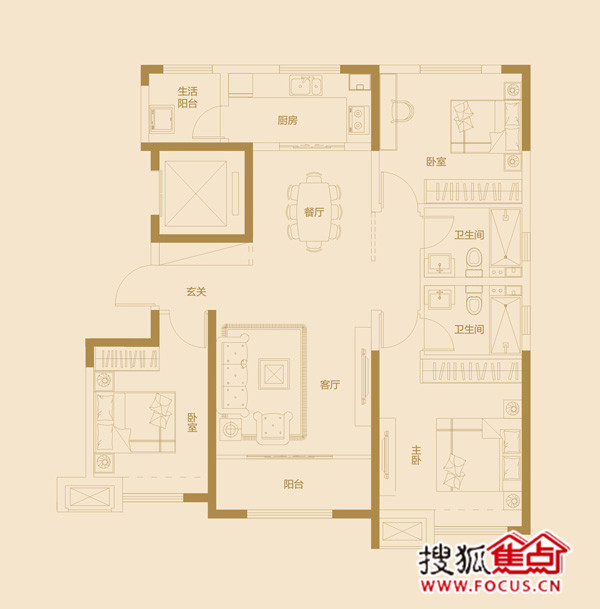 兰州中海河山郡户型图片