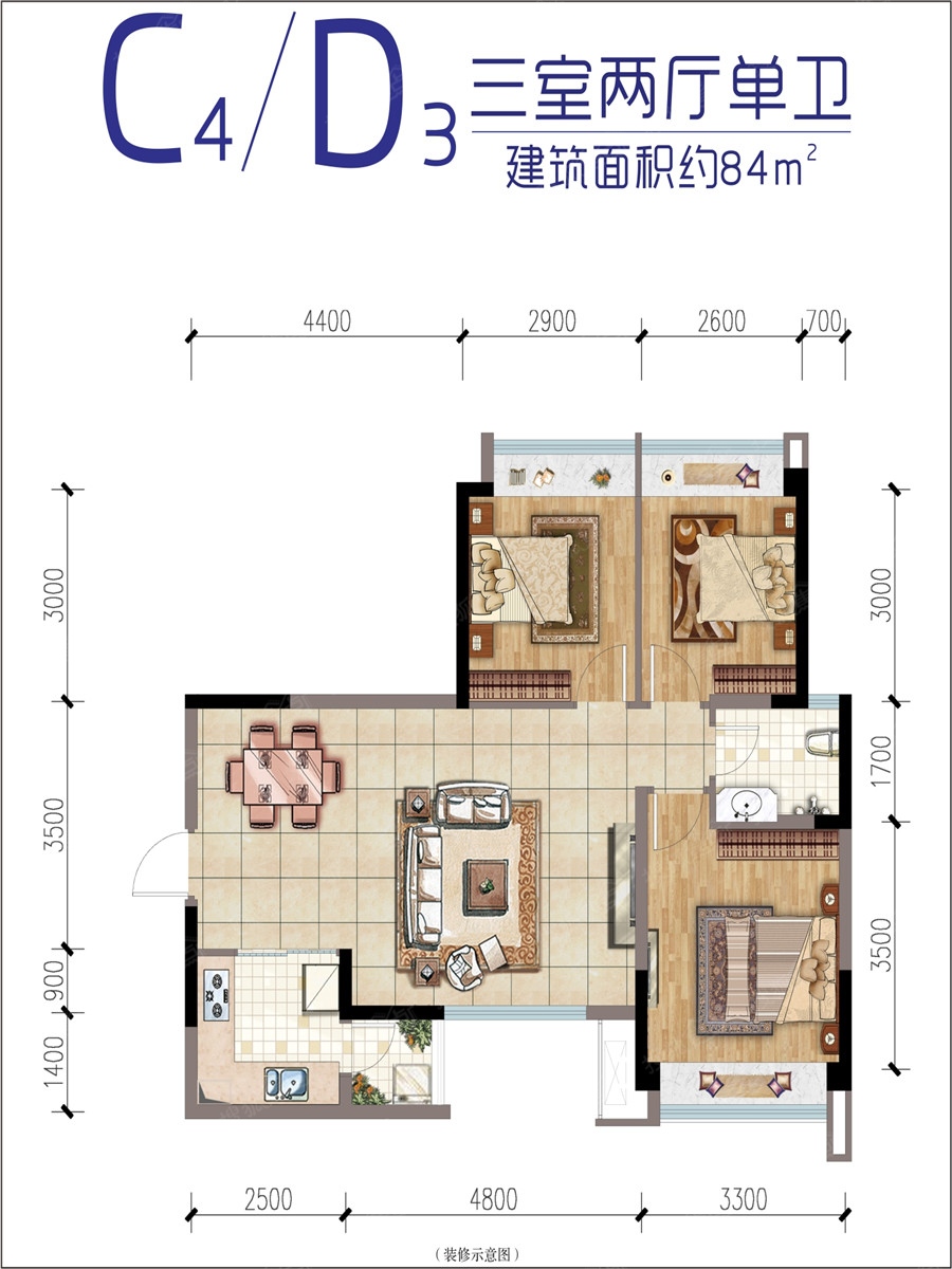 重庆熙地锦绣城户型图图片