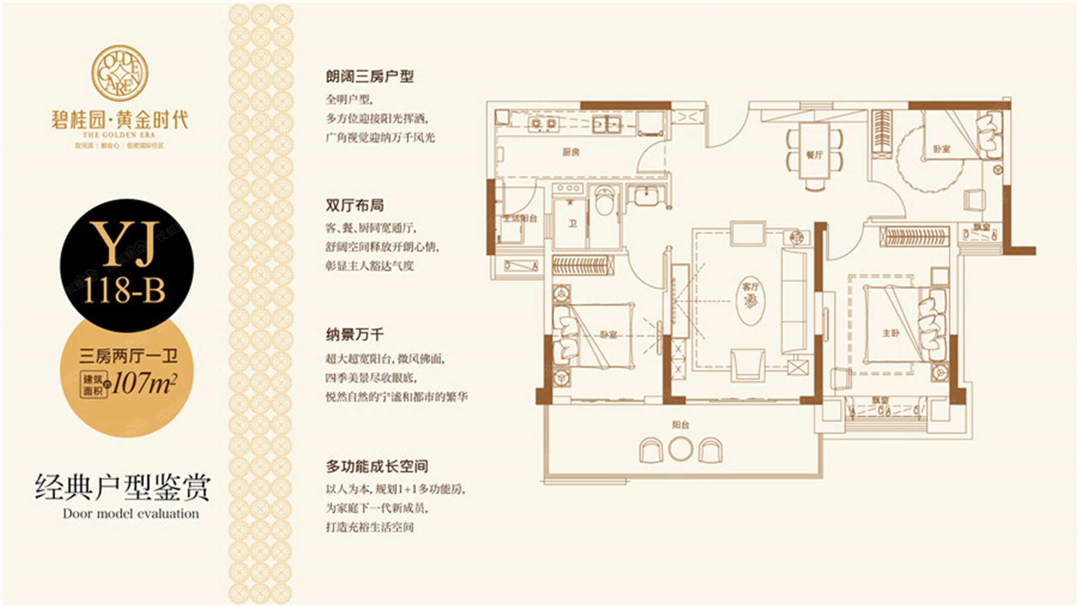 碧桂园黄金时代户型图图片