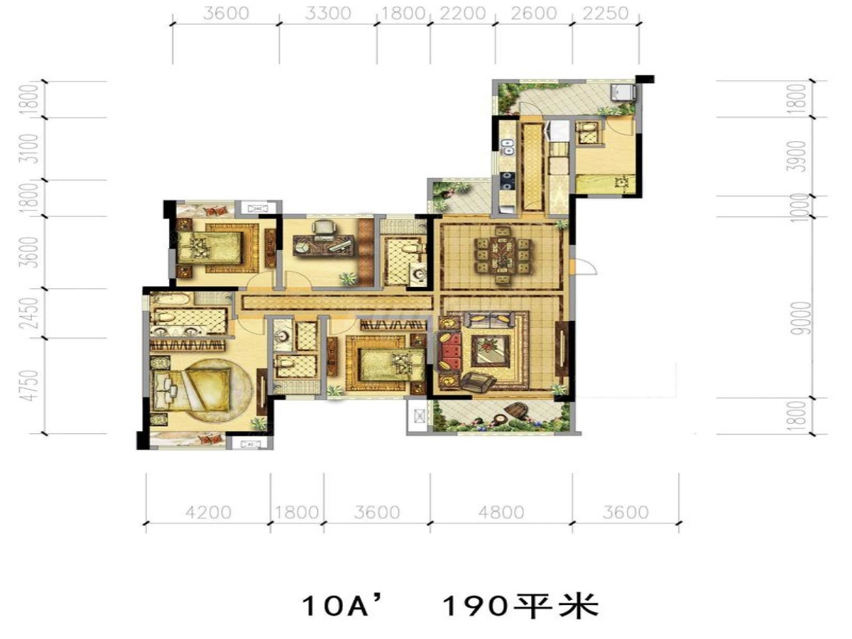 成都紫御熙庭户型图图片