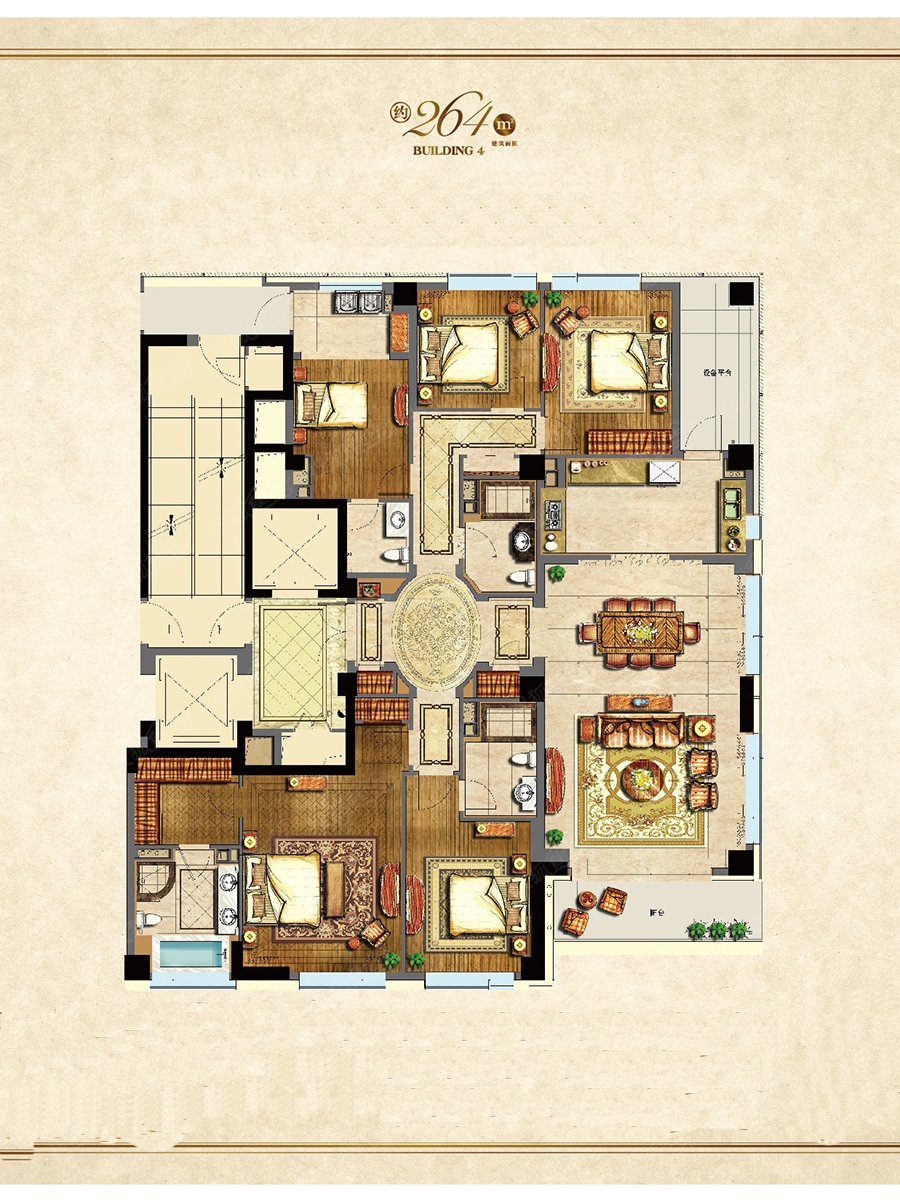 快速拨打查看更多68四居以上 (5)四居 (4)三居 (3)绿城黄浦湾户型