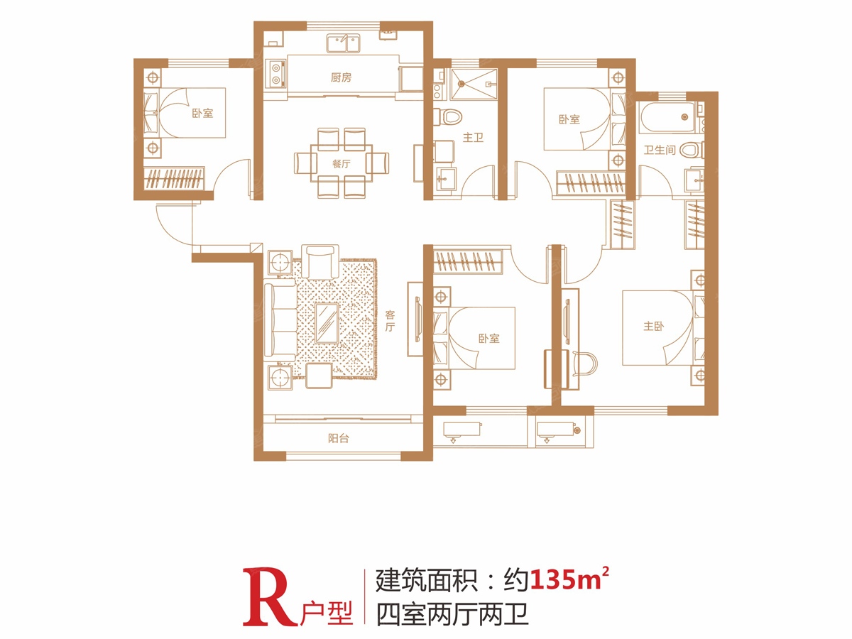 兰州中海河山郡户型图片