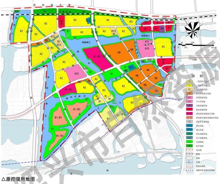 绍兴市柯桥区kq12管理单元控制性详细规划局部地块调整公示