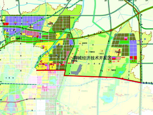 聊城高新区最新规划图图片