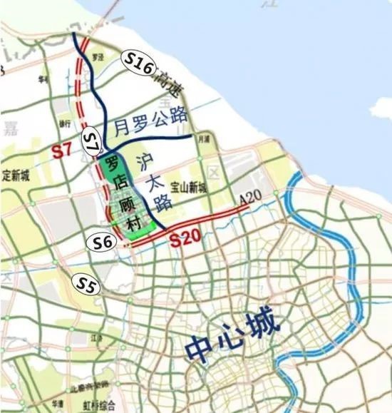 宝山大场环镇北路规划图片