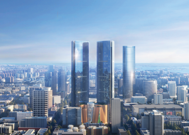 徐州排名前列高双子塔较新规划曝光!