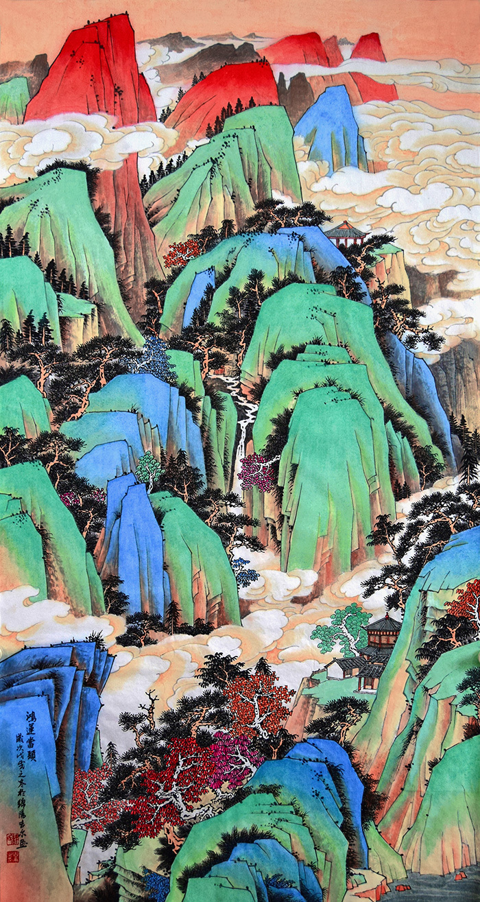 餐厅墙上挂什么画 许吉尔山水装饰美丽餐厅