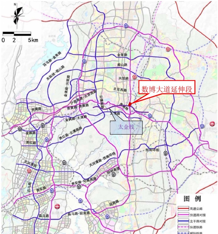 数博大道延伸段(贵黄路—太金线) 道路有新消息!