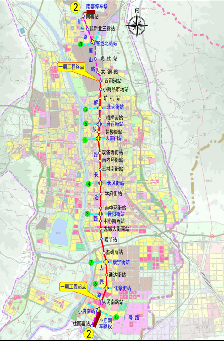 长治地铁线路图图片