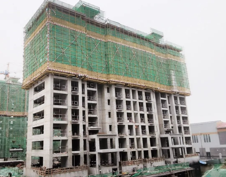 界群金宸府家音暖心至金宸府一标段主体楼栋已全线封顶