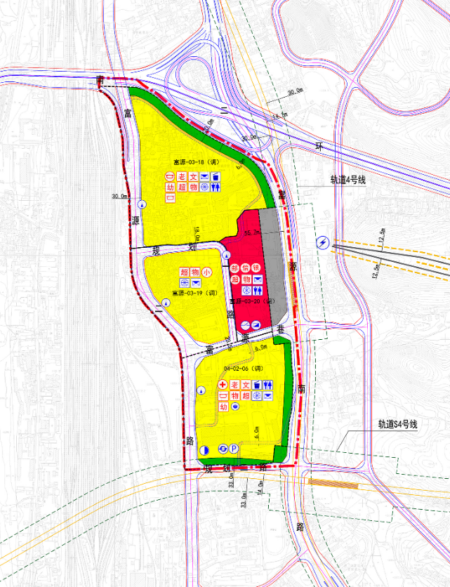 二戈寨八里屯规划图图片