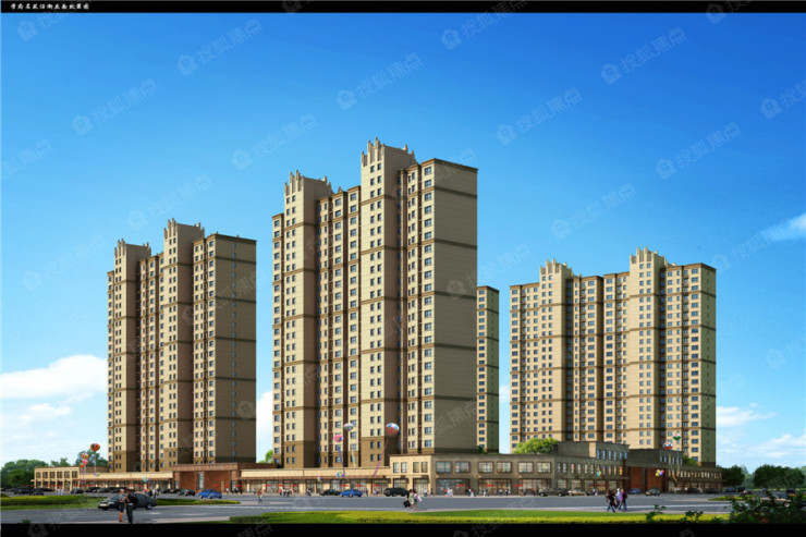 【学府名苑】人车分流,保证了地上的绿化率