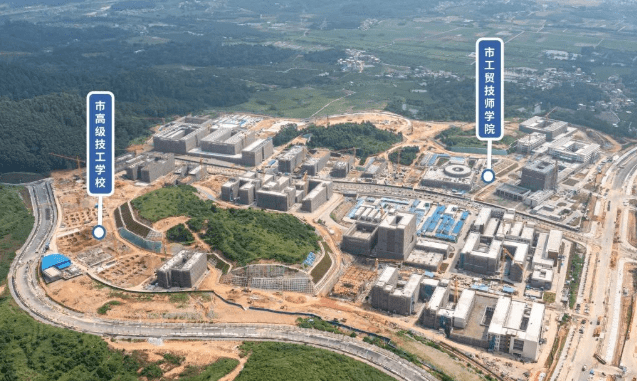 较新航拍!科教城建设进度曝光!13所学校均已开工-广州手机搜狐焦点