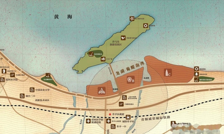 龙湖葡醍海湾交通图