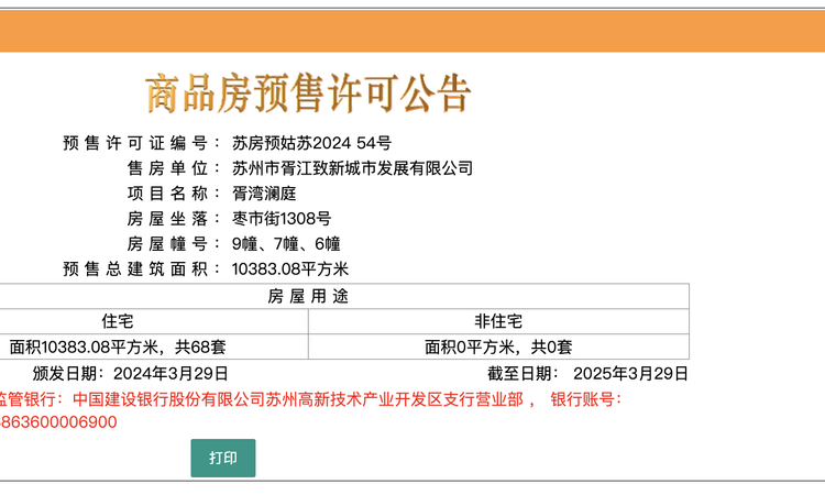 澜庭湾楼盘证照